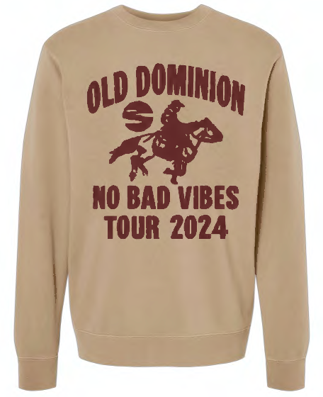 2024 No Bad Vibes Tour Sweatshirt