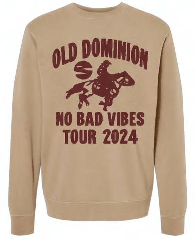 2024 No Bad Vibes Tour Sweatshirt