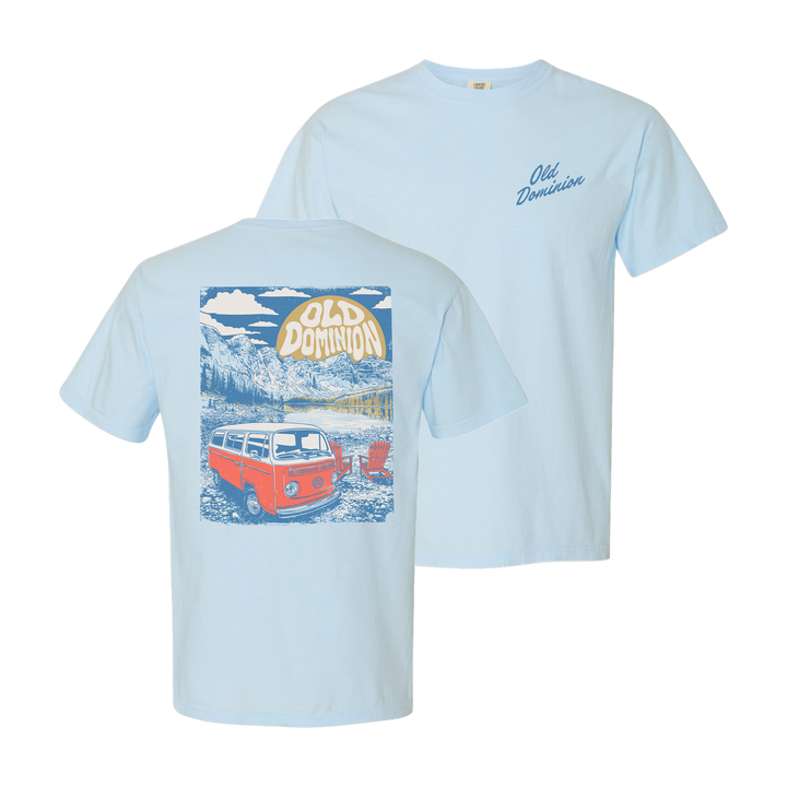 Lakeside VW Van T-Shirt Front and Back — Old Dominion