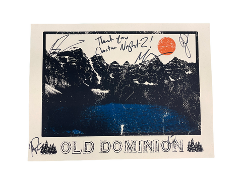 Signed Tour Poster Choctaw Night 2