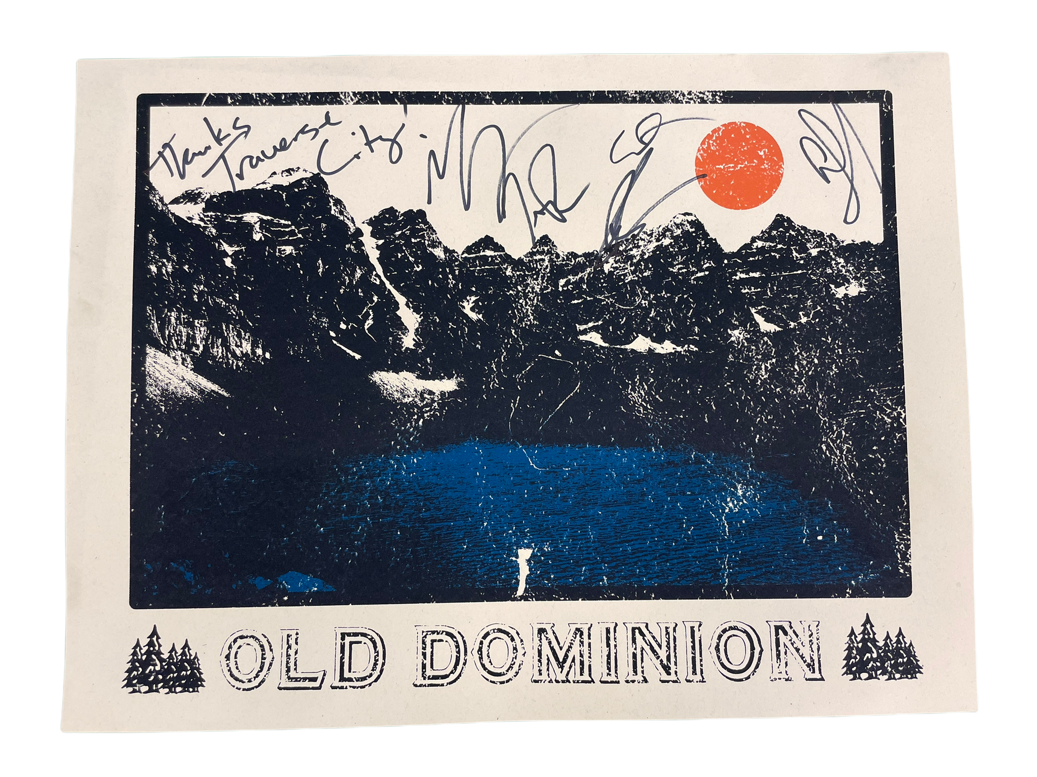 Signed Tour Poster Traverse City