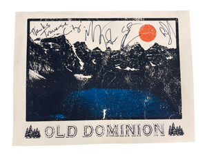 Signed Tour Poster Traverse City