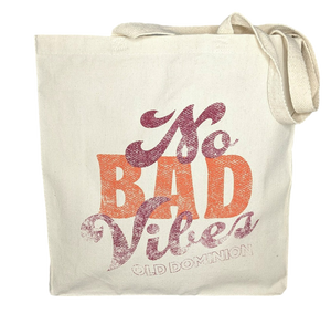No Bad Vibes Tote Bag